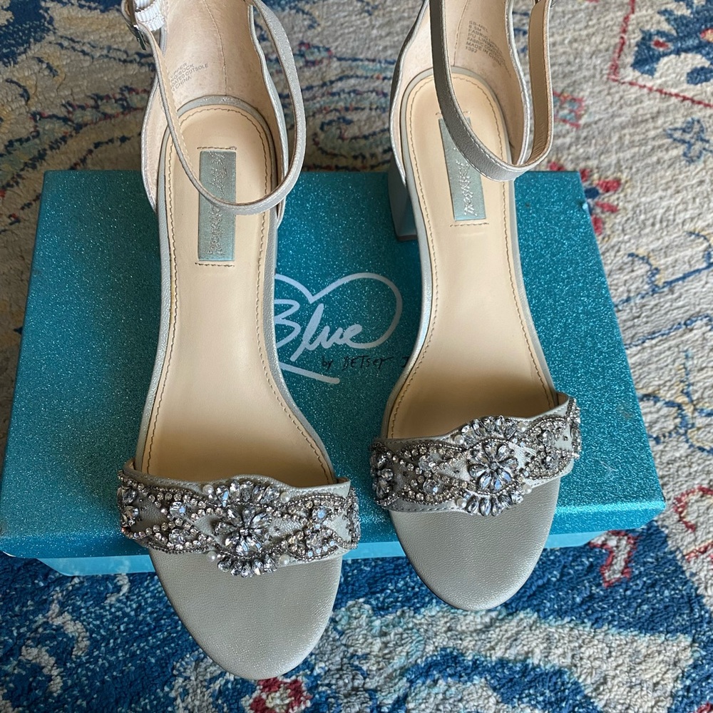 Blue by Betsy Johnson Wedding shoes